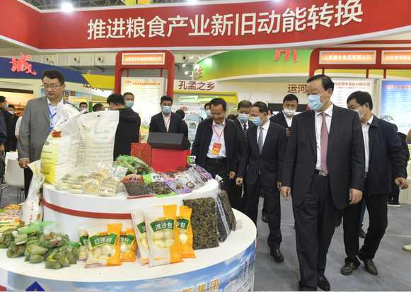 第三届山东粮油产业博览会11日在临沂开幕(图2)