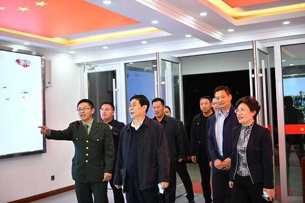 国家退役军人服务中心张培祥到铜石检查指导(图1)
