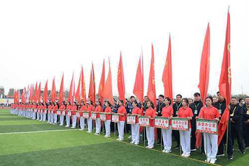 沂水县第二届全民运动会盛大开幕(图2)