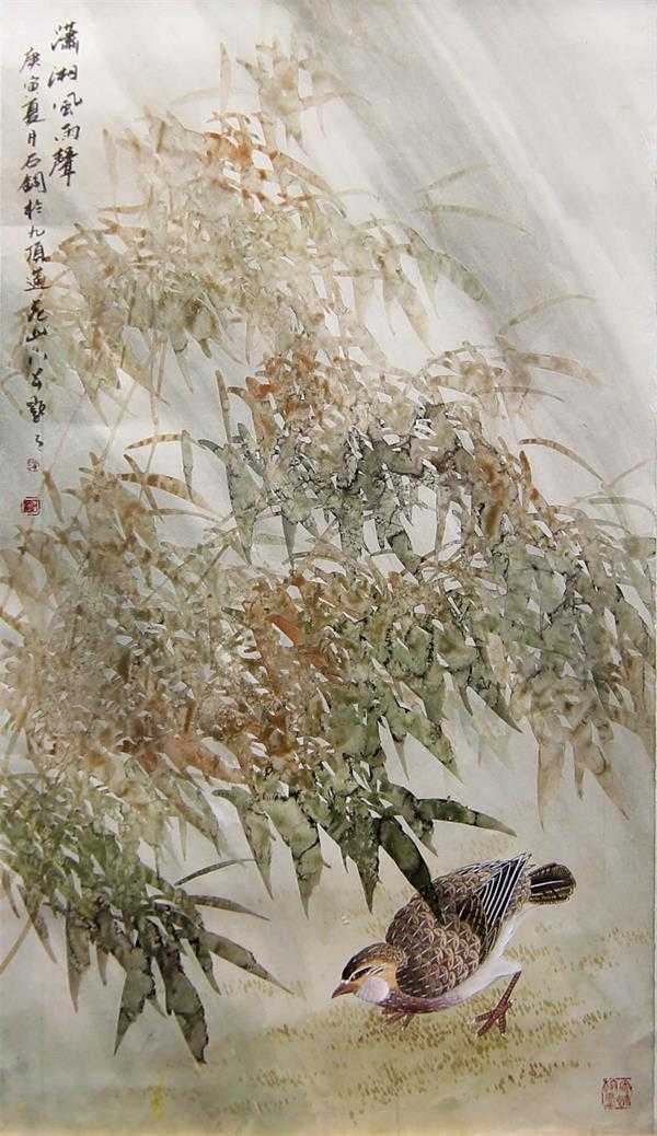 花鸟运行，随机而化--赵石钢花鸟画赏析(图4)