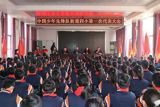 平邑街道第四小学举行第一次少代会(图1)