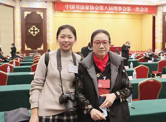 费县籍记者杨阳专访中国书协主席孙晓云(图2)