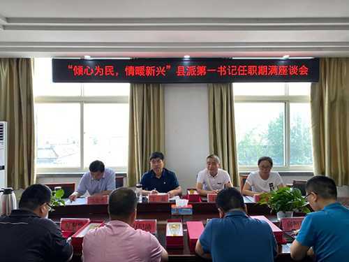 兰陵新兴:召开县派第四批第一书记任职期满座谈会(图1) 兰陵新兴:召开县派第四批第一书记任职期满座谈会(图1)