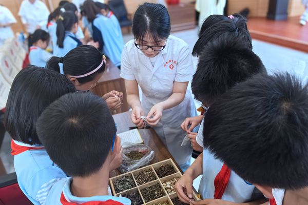 平邑县第二实验小学走进县中医医院举行端午节研学活动