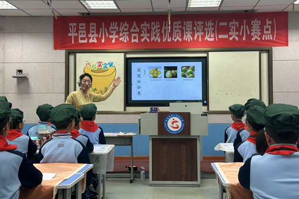 平邑县小学综合实践优质课评选活动在平邑县第二实验小学举行