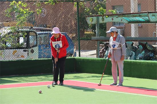 平邑街道举办庆五一“宝业杯”门球邀请赛(图2)