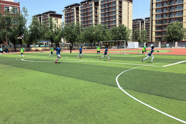 平邑县第二实验小学承办县“希望杯”足球联赛并斩获男、女双冠军(图1)