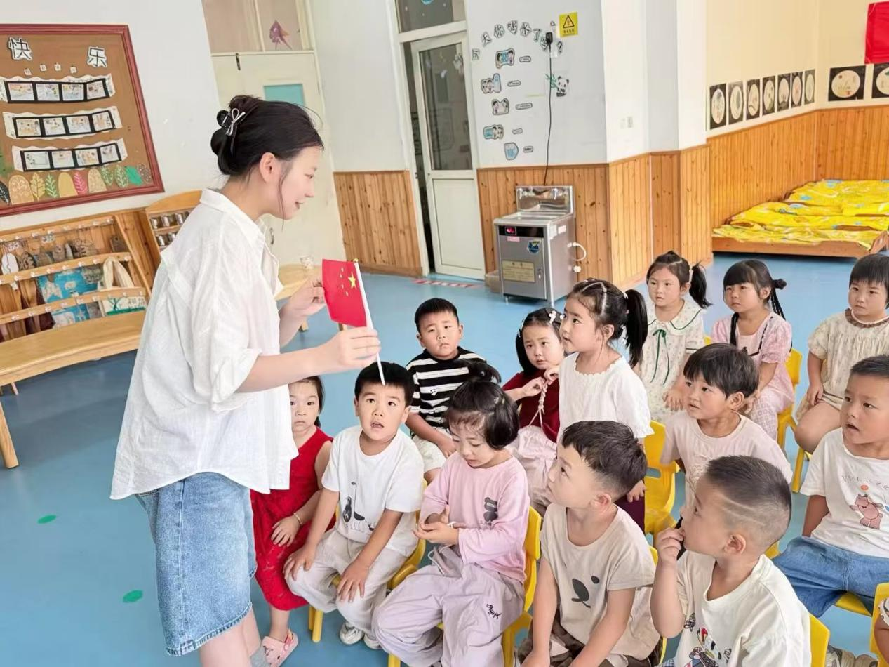平邑县丰阳镇中心幼儿园开展“九一八”爱国主题教育活动