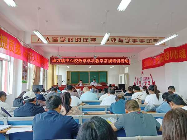 地方镇中心校开展各学科教学常规集中培训(图2)