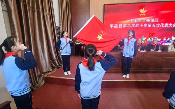 中国少年先锋队平邑县第二实验小学第五次代表大会顺利召开(图2)